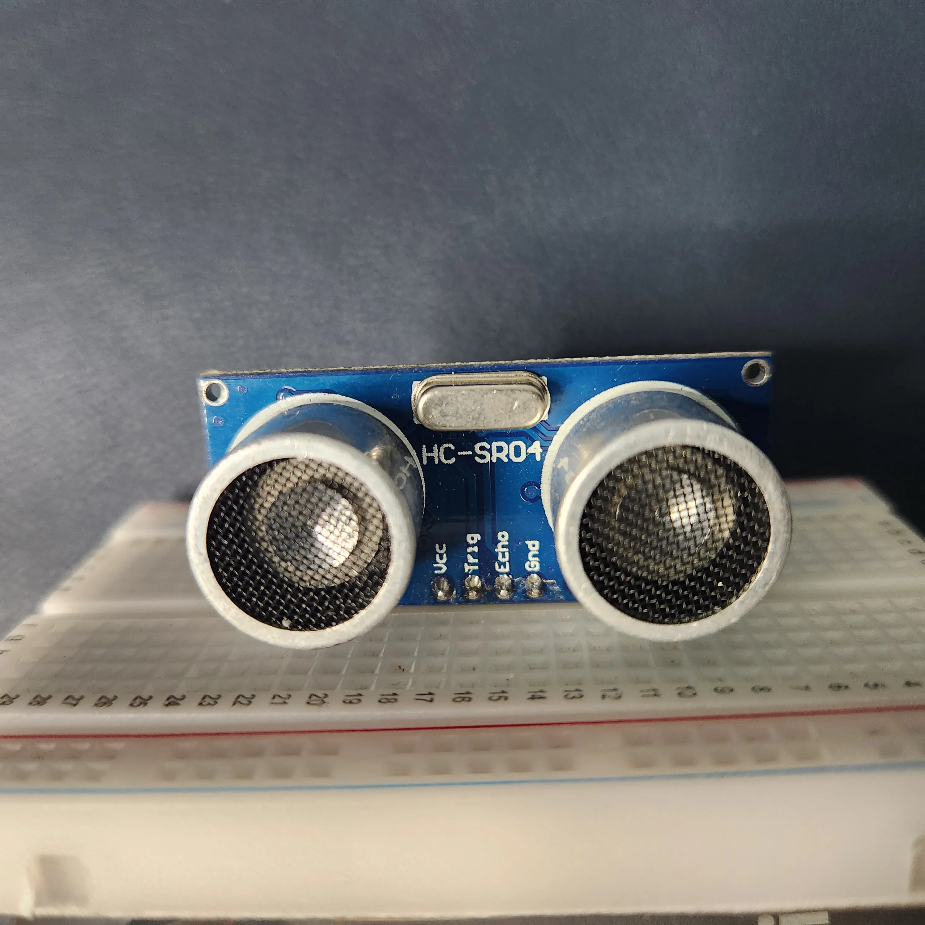 HC-SR04 sensor closeup